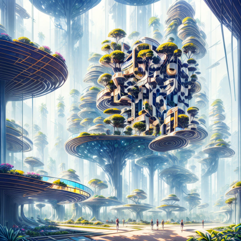 Futuristic Forest City