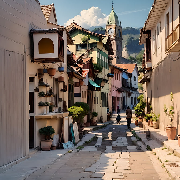 Small Shops in the Narrow Streets