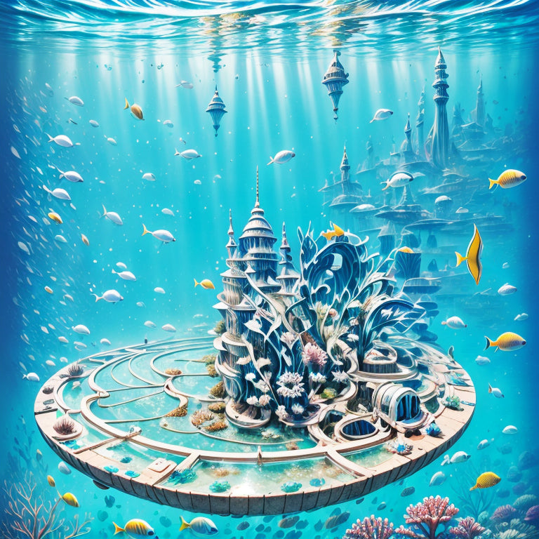 Vintage-Chic Underwater City