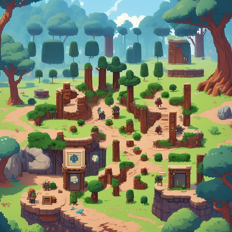 Pixel Forest Odyssey