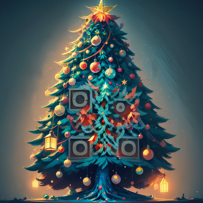 Painted Christmas Tree