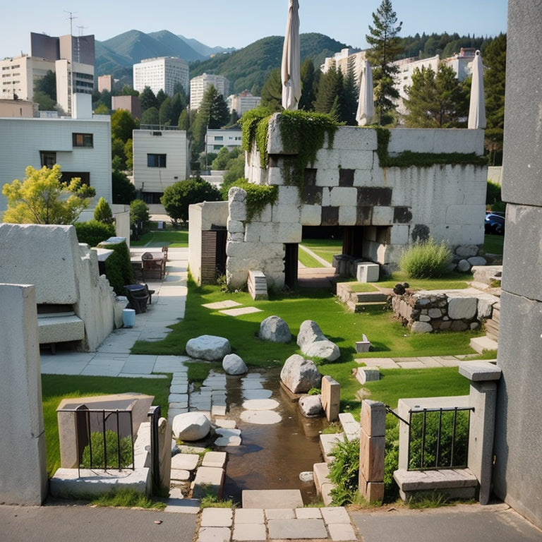 Stone Structures in City Park