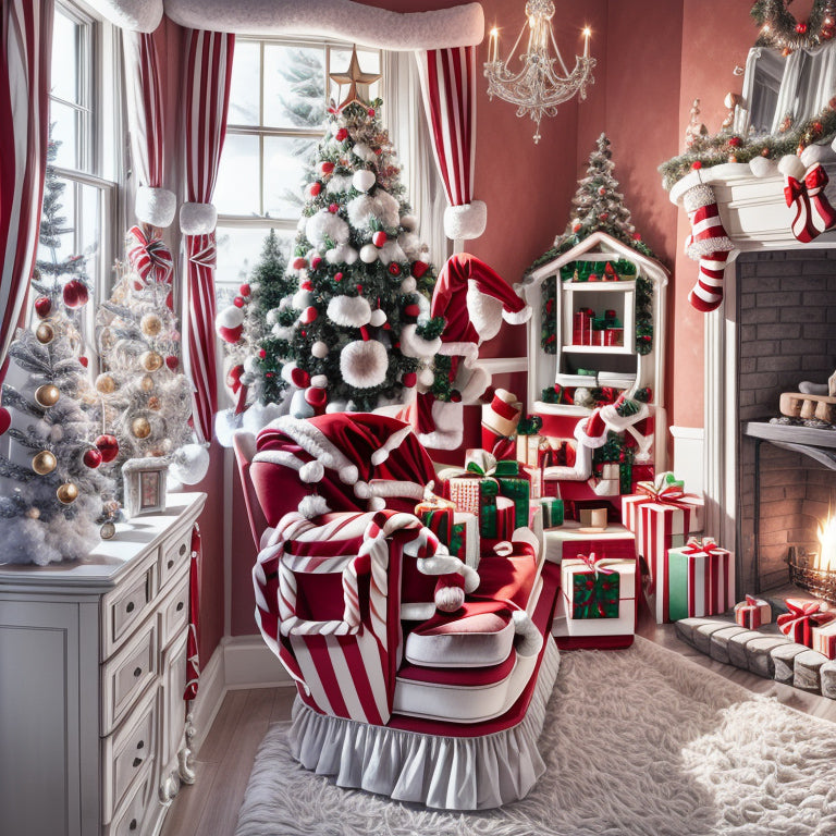 Santa's House with Fireplace