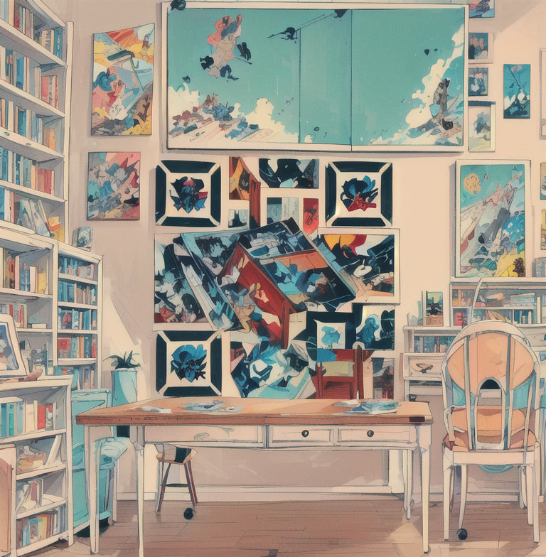 Comic Book Inspired Room