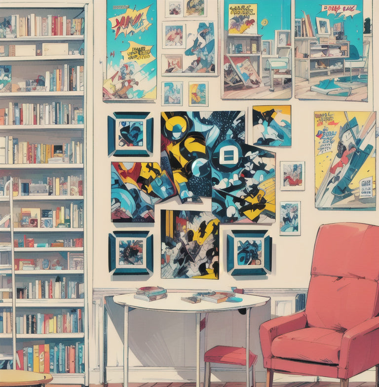 Comic Book Inspired Kid's Room