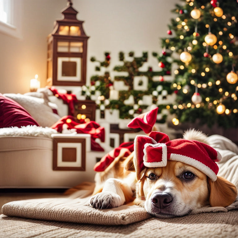 Dog in a Cozy Home