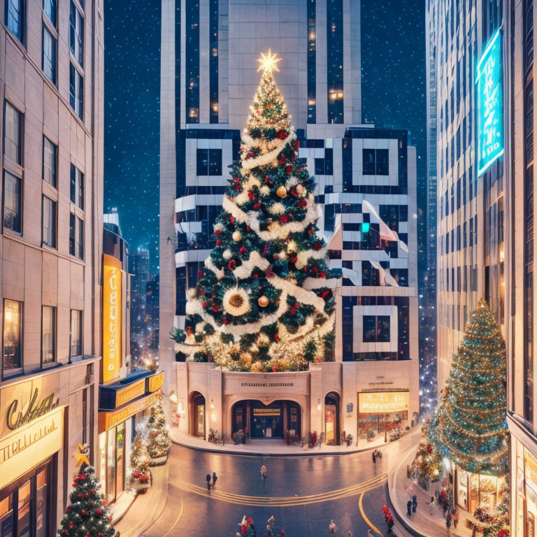 Magical Christmas Tree in the Main Square