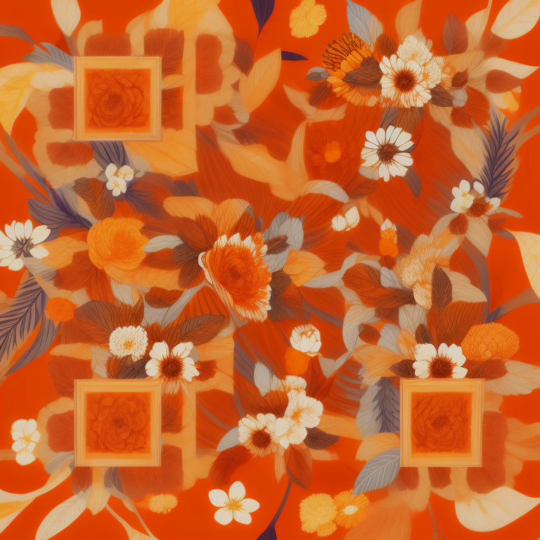 Orange Color Art