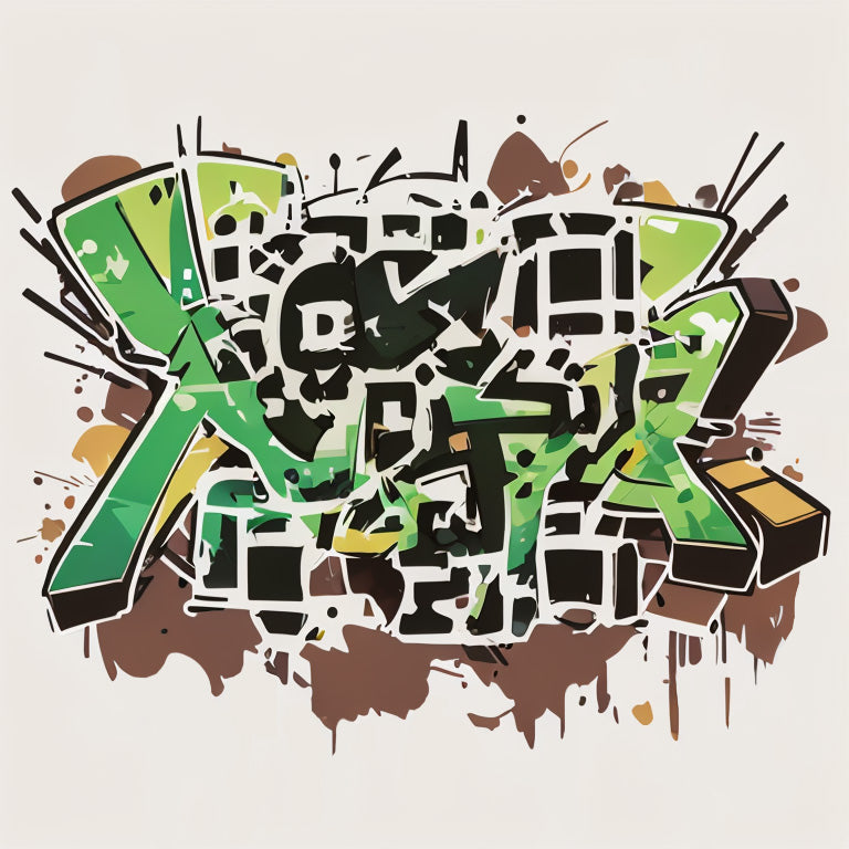 Code Graphiti Graffiti 024 | ICQR - Crafted QR Codes