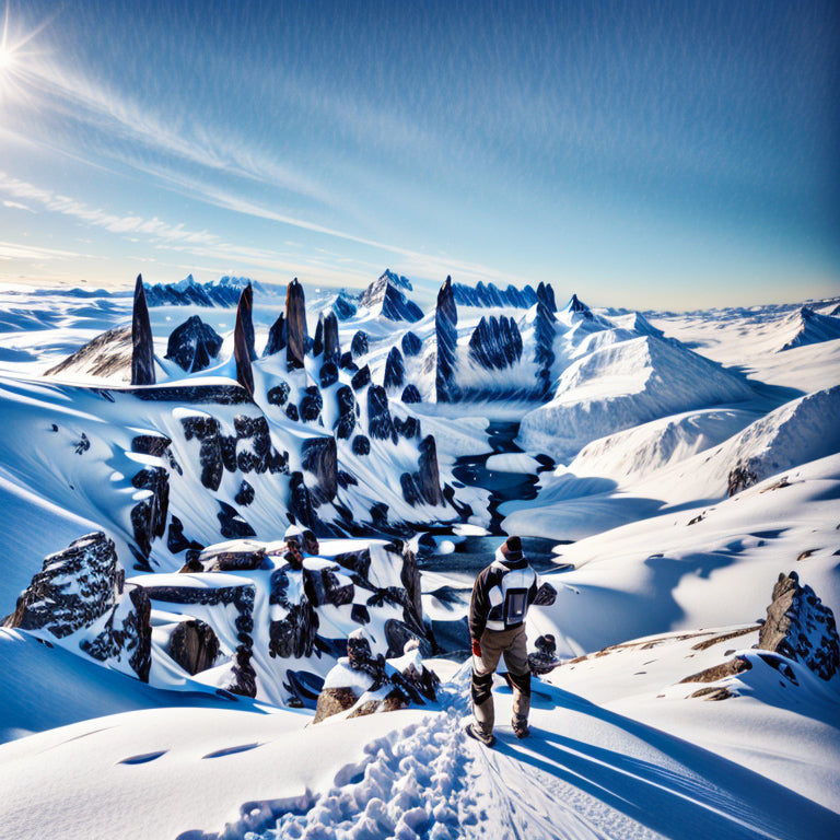 Man Atop Alaska's Vast and Magical Landscape