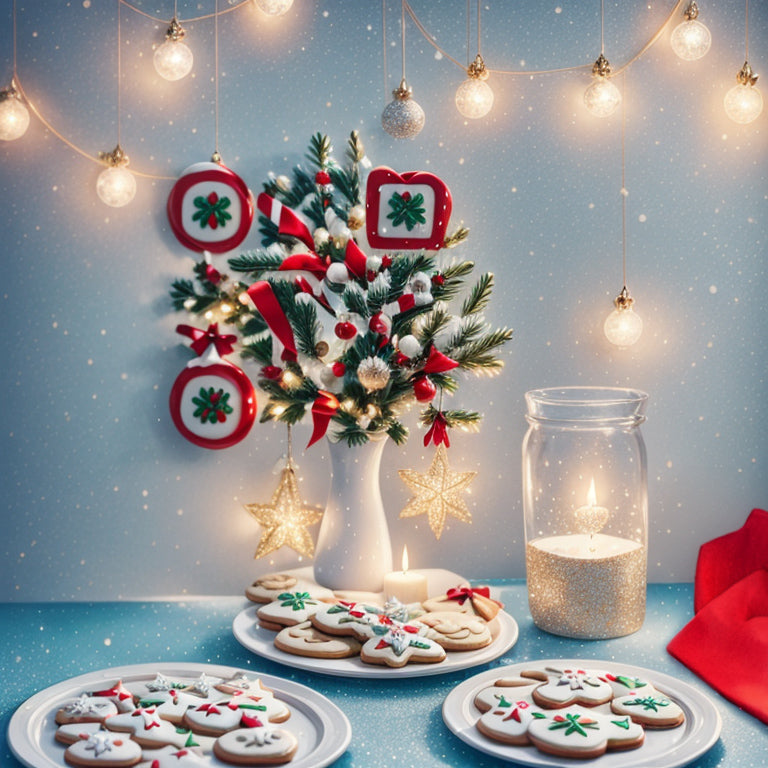 Holiday Table Embellished with Sweet Cookie