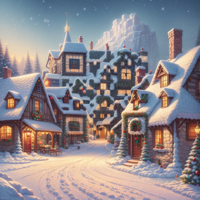 The Enchanted Christmas Village Landscape