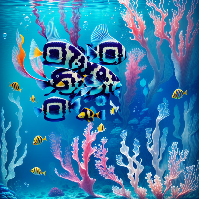 Fish in Enchanting Underwater Scenery