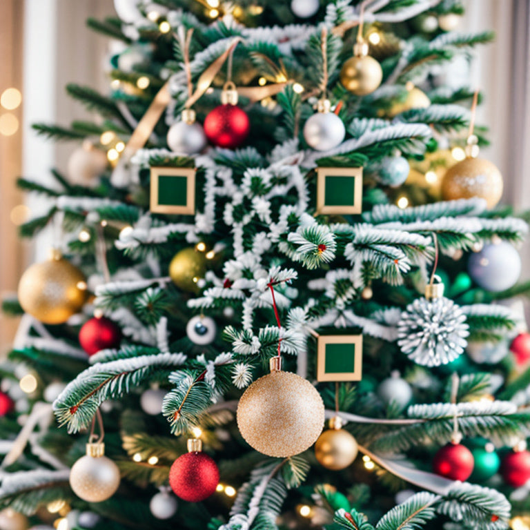 Colorful Balls Decorating the Christmas Tree