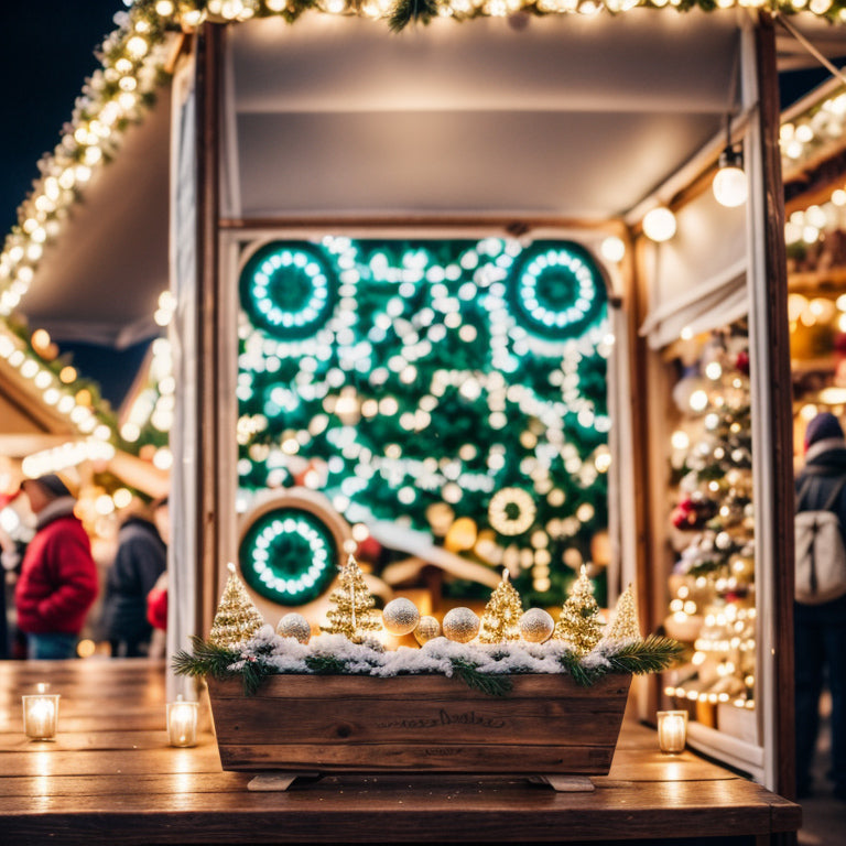 Market Lights and Decorations with Shallow Depth