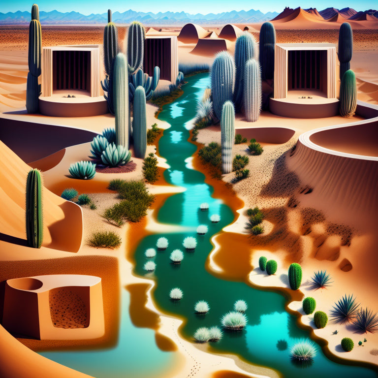 Africa's Oasis City with Dunes