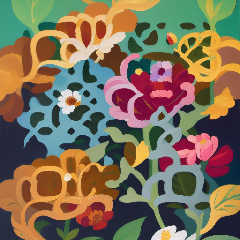 Rococo Blossoms Print