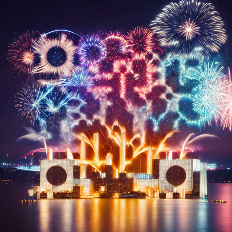 Fireworks Night | ICQR - Artistic QR Codes