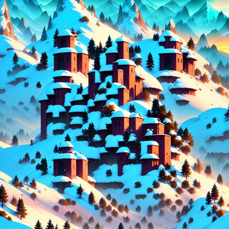 Picture of a Mountain Town