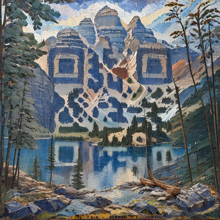 Mountain Lake Mosaic