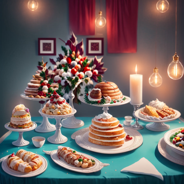 Holiday Table Elegance with Baked Delights