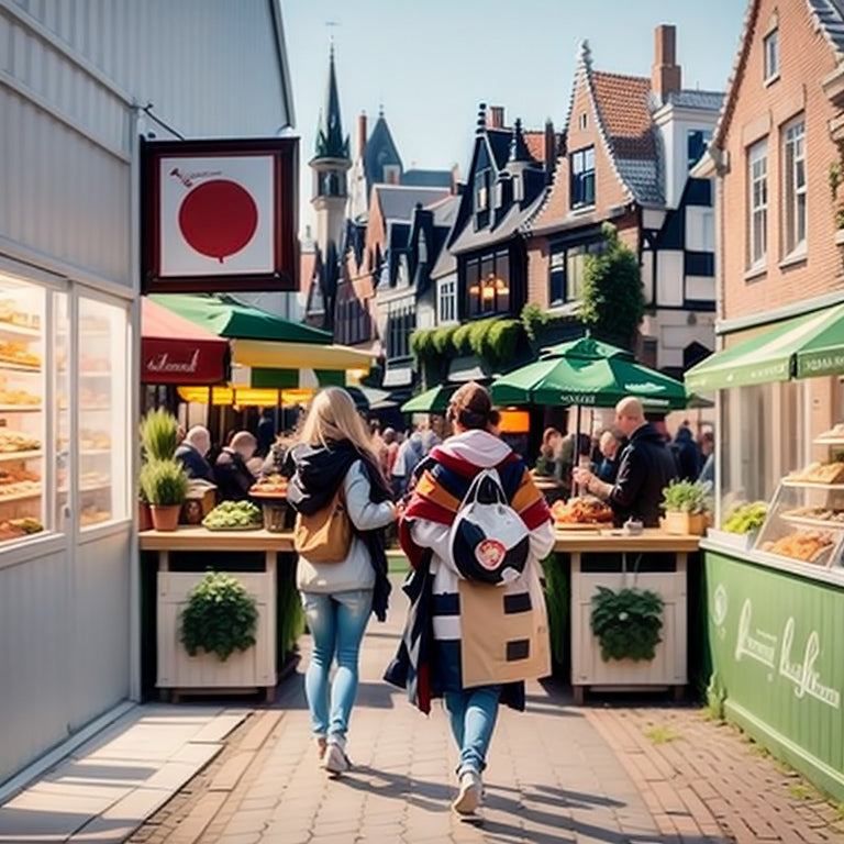 Crowded Dutch Market