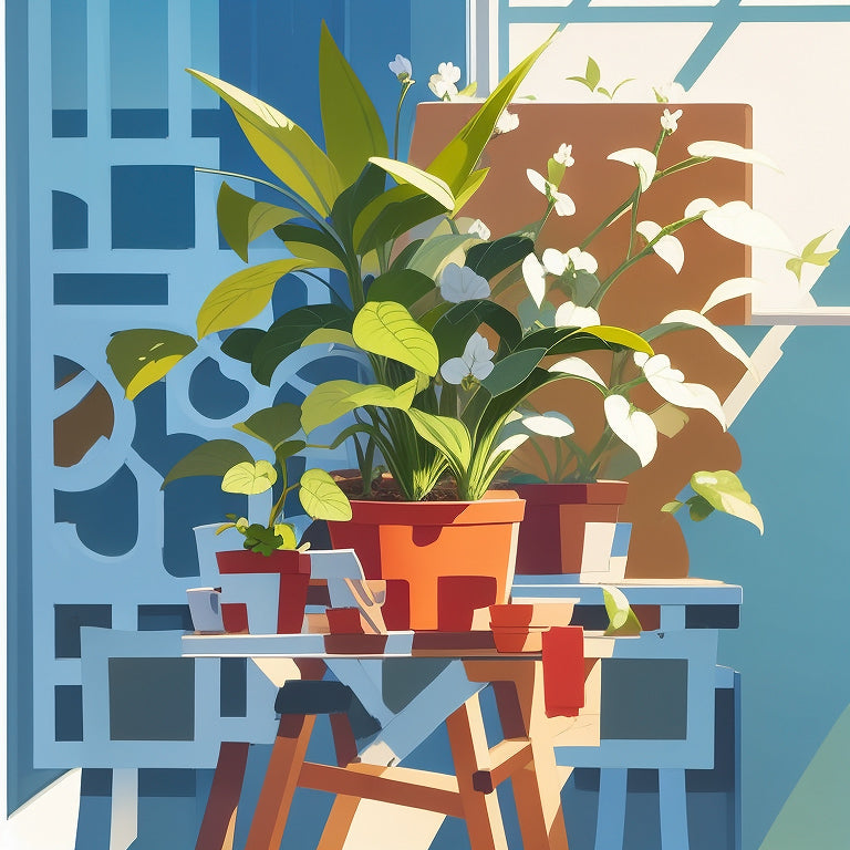 Potted Plant at Art Studio